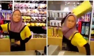 Video Of Angry Cashier At Johor Store Yelling And Throwing Things At Mak Cik Goes Viral - World Of Buzz 5
