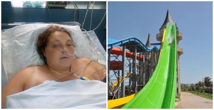 Woman Suffers Extreme Blood Loss After Artery Got Severed From Plummeting Down A 22 Metres Tall Water Slide - World Of Buzz