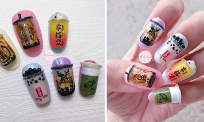 You Can Now Profess Your Love For Bubble Tea By Getting A 3D Nail Design At This Salon - World Of Buzz
