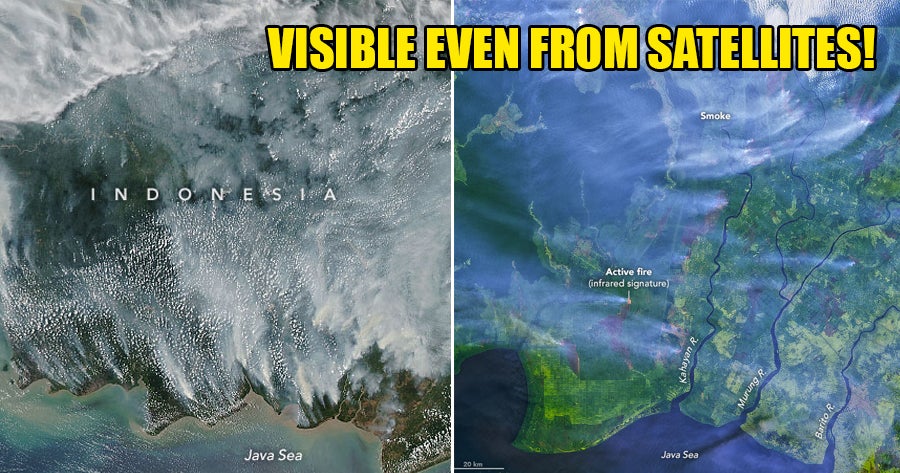 Haze Conditions Reaches Alarming Levels as It Can Even Be Seen From Outer Space! - WORLD OF BUZZ