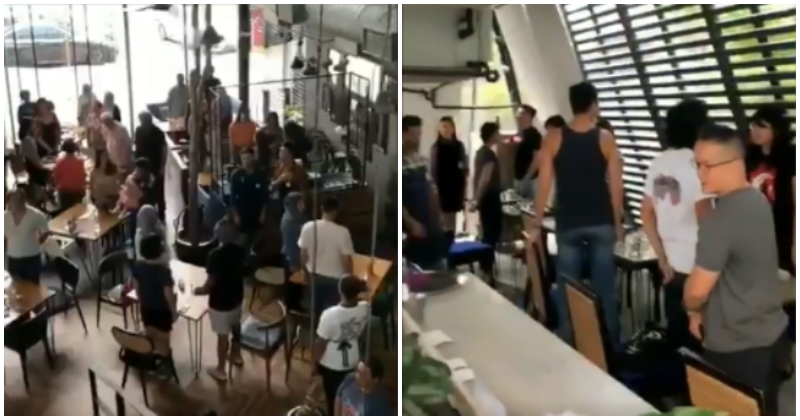 Watch: Malaysians Proudly Stand & Sing Along As National Anthem Played Through Cafe Speakers - WORLD OF BUZZ