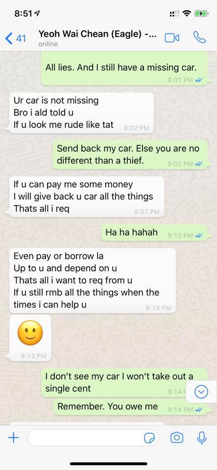Brave M'sian Hunts Down Scammer Who Sold Off His Car To Loansharks - WORLD OF BUZZ 3