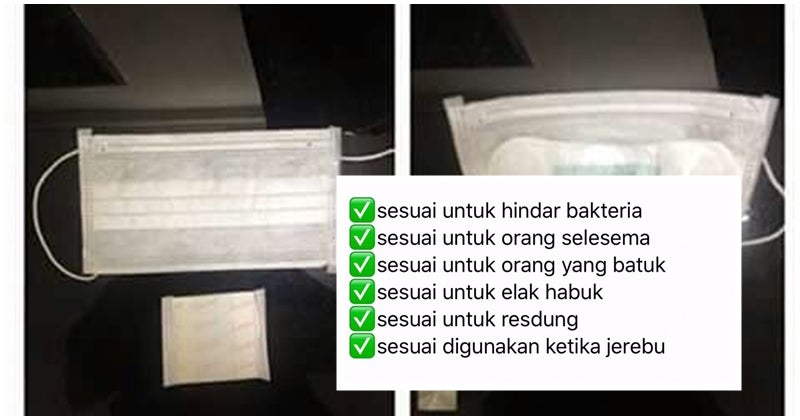 Doctor Ridicules Haze Hack Of Sticking A Panty Liner On A Surgical Maskk - World Of Buzz