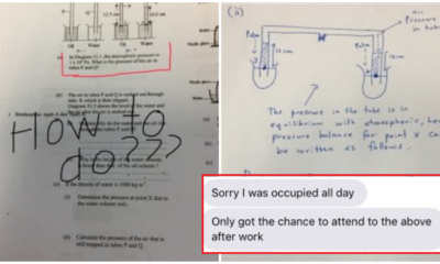 Father Helps His Daughter Out With Her Physics Homework Despite Busy Schedule Is Father-Of-The-Year Material - World Of Buzz 2