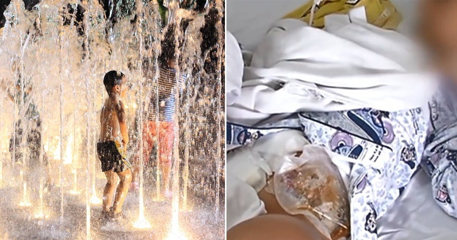 7yo Boy Was Playing at Fountain When Water Shot Up His Anus & Injured His Intestines - WORLD OF BUZZ