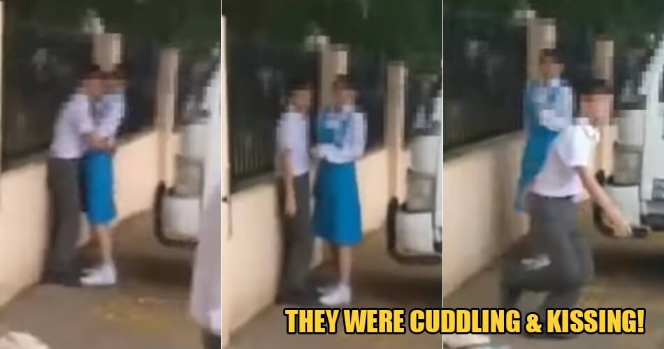 2 M'Sian Students Kantoi After They Were Caught Kissing &Amp; Cuddling In School Uniforms - World Of Buzz