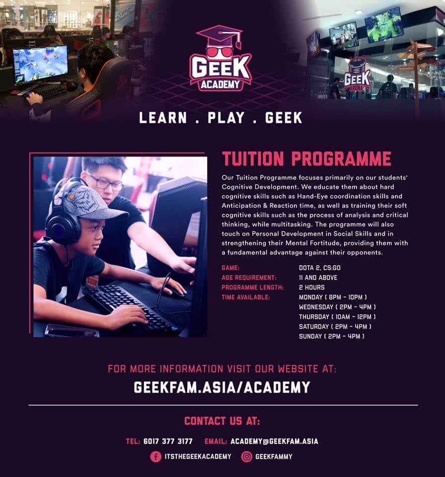 Gamers Can Now Attend Tuition Classes for Dota 2 & CS:GO At Bukit Bintang! - WORLD OF BUZZ 3