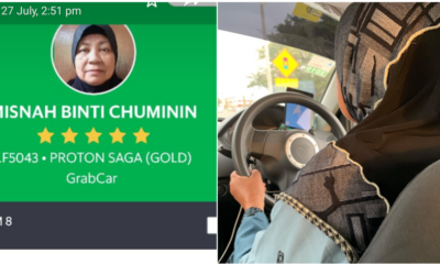 Having Oku Son And A Husband With Cancer, 60Yo Lady Becomes A Grab Driver To Support Them - World Of Buzz 3