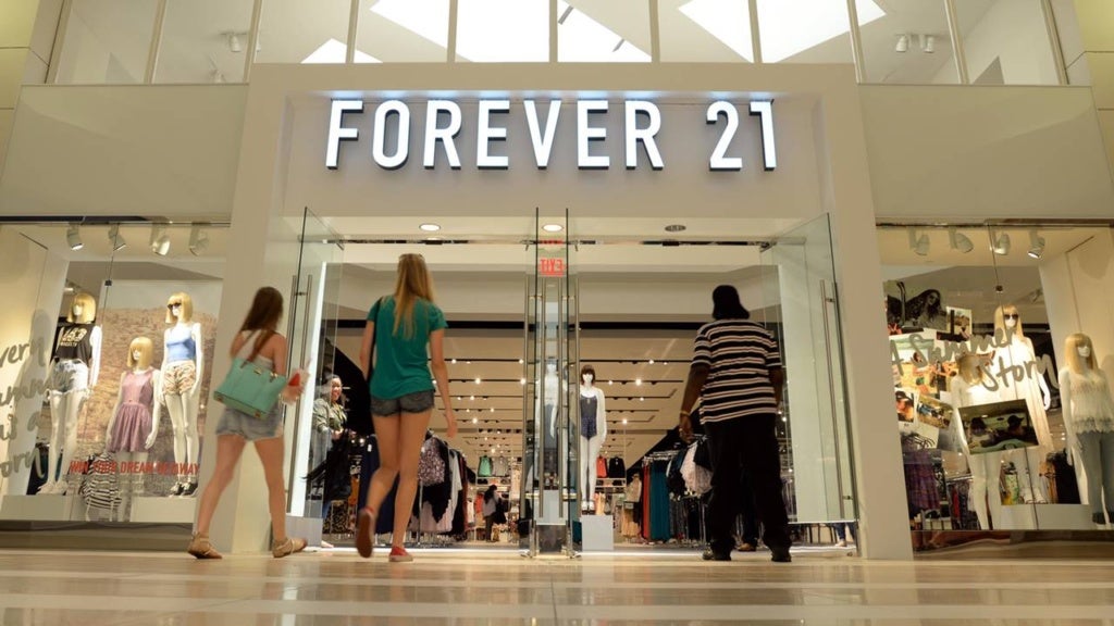 Forever 21 Officially Bankrupt, Closing Down 350 Stores Worldwide