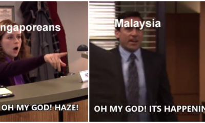Malaysian Guy Turned 'The Office' Scene Into Haze Meme And It'S A Riot - World Of Buzz