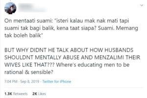 Malaysian Shares Horrifying Experience of Her Ustaz Saying Men Abusing Women is Normal - WORLD OF BUZZ 3