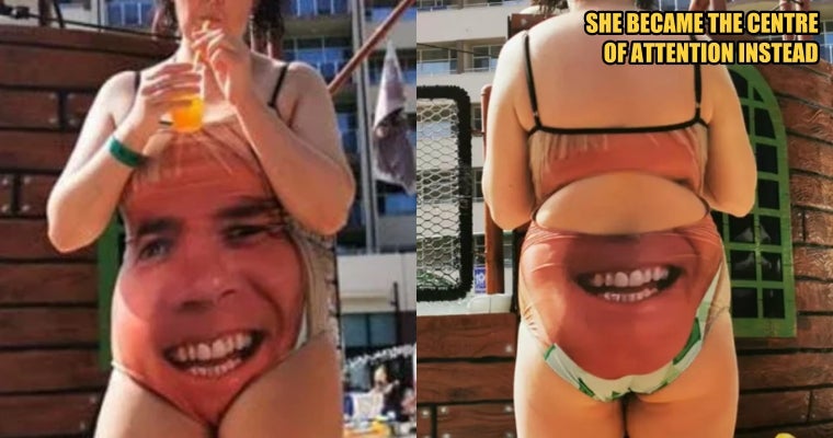 Man Prints His Face Onto His Daughter'S Swimsuit To Stop Men From Looking - World Of Buzz