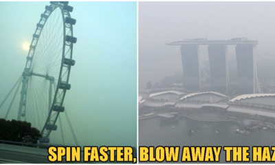 Man Starts Petition To Make Singapore Flyer “Spin Faster” And Blow Haze Away - World Of Buzz