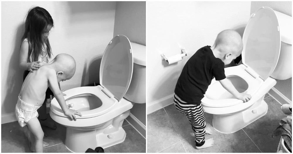 Mother Shares Heart-Wrenching Photos Of How Childhood Cancer Affects A Family - World Of Buzz