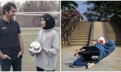 M'Sian Girl Meets Up With German Footballer To Show Off Her Freestyle Skills - World Of Buzz