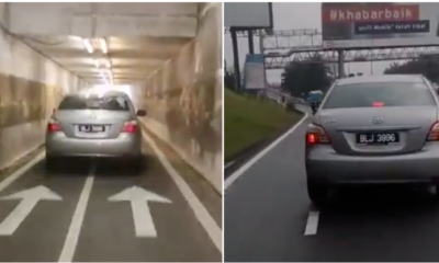 Reckless Driver Drives Car In The Motorcycle Lane Along Federal Highway - World Of Buzz 3