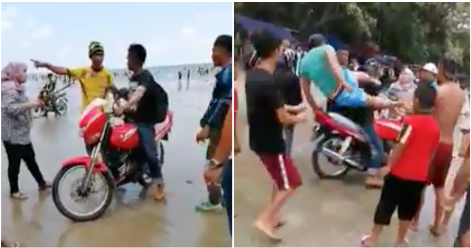 Rempits Disturb The Peace On A Public Beach, Gets Immediately Thrown Out By Uncles And Aunties - World Of Buzz 3