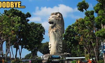 Singapore'S Largest Merlion Statue Will Be Demolished After 20 October 2019 - World Of Buzz