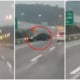 Watch: Drunk Driver On M'Sian Highway Crashes Car Into Ditch After Driving Recklessly - World Of Buzz 2
