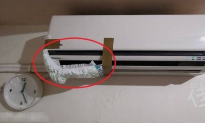 Woman Creatively Uses Child'S Diaper To Stop Air-Con Leak, Surprised To Find It'S Super Absorbent - World Of Buzz 2