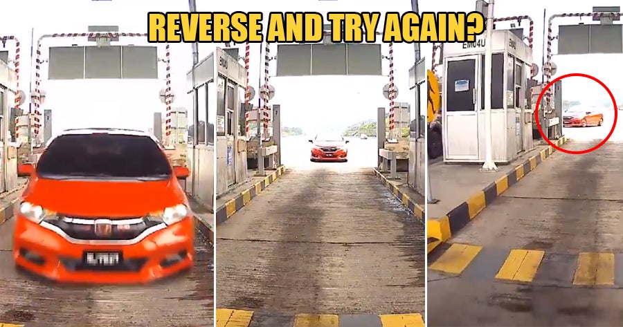 Watch: Another Cheapskate M'Sian Tries To Escape Toll But Picks Another 'Victim' When First Attempt Fails - World Of Buzz