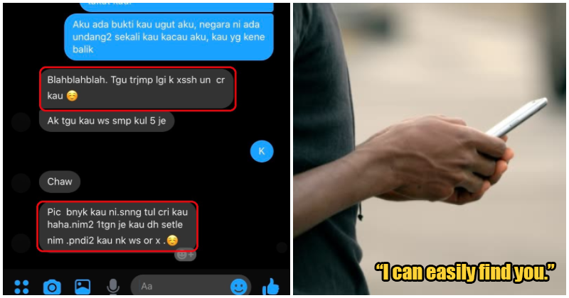 M'sian Girl Harassed by Man After She Had Refused To Give Him Her Phone Number Or WhatsApp Him - WORLD OF BUZZ