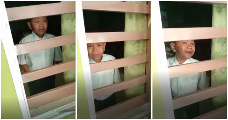 Watch: Little M'Sian Boy Runs Home From School To Avoid Getting Injection, Refuses - World Of Buzz