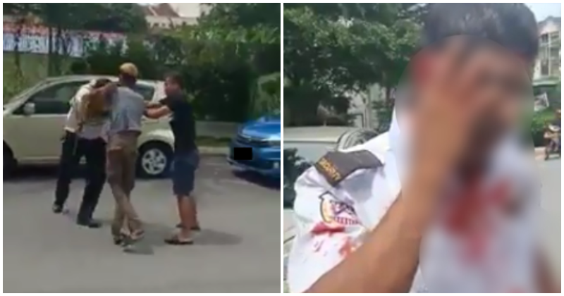 M'Sian Man Illegally Parks In Oku Spot, Beats Up Foreign Guard Because He Got Clamped - World Of Buzz