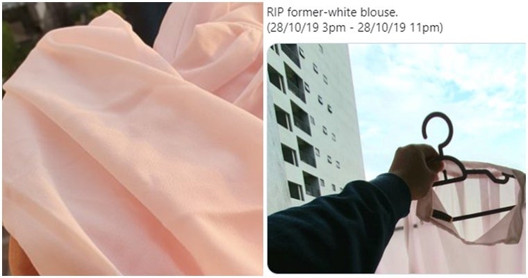 Adorable Husband Accidentally Made His Wife'S New White Blouse Pink And Went Through Hell To Fix It - World Of Buzz 8