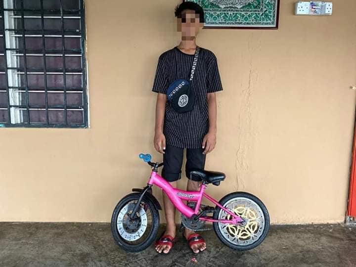 Ampang Viral 'Basikal Lajak' Teen Detained - WORLD OF BUZZ 4