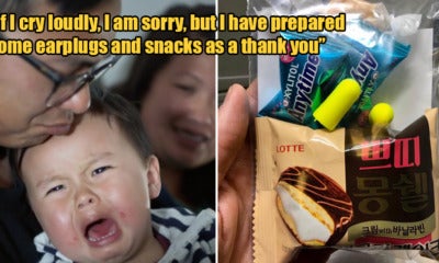 Family Boarding Plane With Baby Provides Passengers With Earplugs &Amp; Snacks Just In Case - World Of Buzz