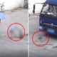 Disturbing Video Shows Lorry Driver Crushing Unsuspecting Boy Playing On The Road - World Of Buzz 1