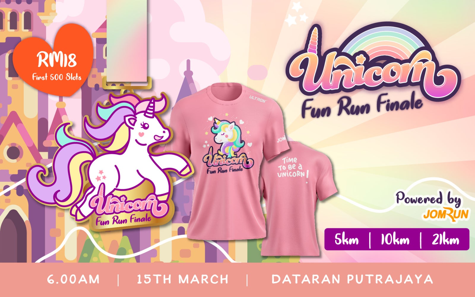 From Just Rm18, You Can Join The Most Magical Run In M'sia &Amp; Win Yourself A Unicorn Medal + T-Shirt! - World Of Buzz 5