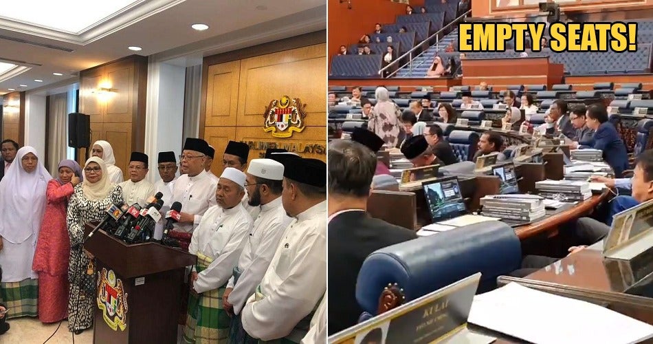 Watch: Umno &Amp; Pas Mps Abruptly Left Before The #Budget2020 Was Even Over - World Of Buzz