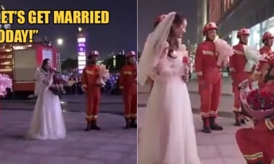 Bride Travels To Another City &Amp; Surprises Bf In Wedding Gown Asking Him To Marry Her - World Of Buzz