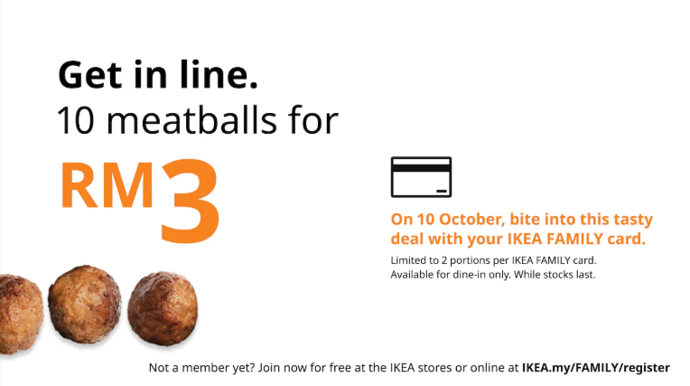 Get 10 Meatballs For RM 3 At Selected Stores in IKEA On 10TH October - WORLD OF BUZZ 1