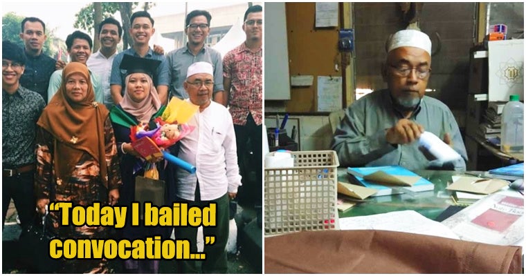 Graduate Bailed Graduation Day Because His Father Passed Away Recently But 'Celebrated' It In The Most Heartbreaking Way - World Of Buzz 1