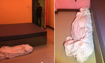Horrifying Moment Hotel Staff Finds Bloody 'Corpse' Beside The Bed, But Po - World Of Buzz 2