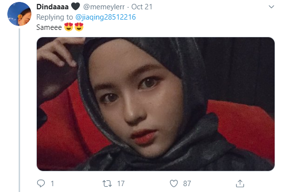 "I'm Chinese but I like to berhijab" Netizens Rave Over Stunning Non-Muslim M'sian Girl Who Likes The Tudung - WORLD OF BUZZ 4