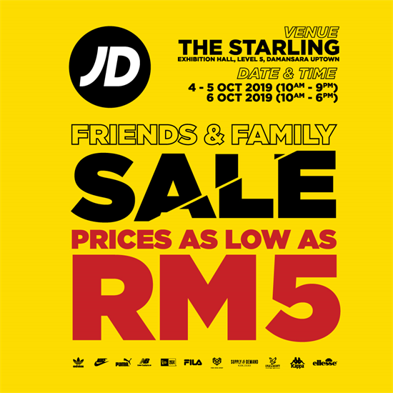 JD's Family & Friends Sale Is Going On At Starling Mall And Deals Are Going For As Low As RM5! - WORLD OF BUZZ