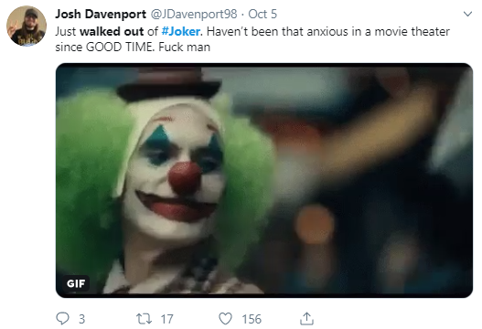 Joker Viewers Worldwide Walk Out of Cinema Because The Film Was Apparently Too Violent - WORLD OF BUZZ 1