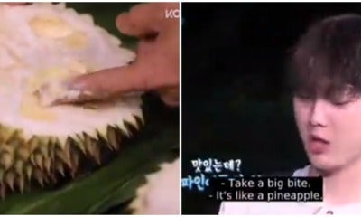 Korean Tv Show Eats Durian By Cutting It In Half &Amp; Says It Tastes Like Pineapple! - World Of Buzz