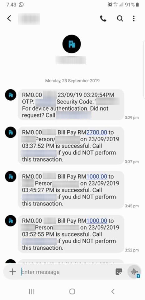 Malaysian Man Loses RM63K After Scammer Managed to Get His Money Without An OTP Code - WORLD OF BUZZ 4