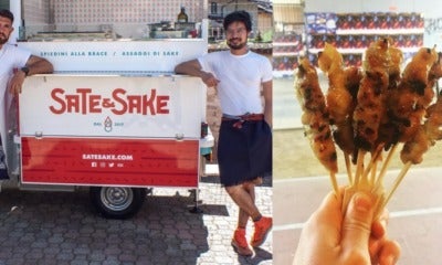 Malaysian Man Sells Satay In A Food Truck In Italy &Amp; 90% Of His Customers Are Italians - World Of Buzz 4