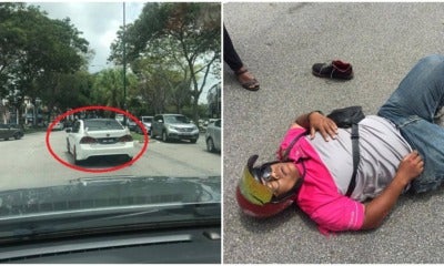M'Sian Driver Mercilessly Hits Food Delivery Rider &Amp; Drives Off, Netizens Expose His Personal Data - World Of Buzz