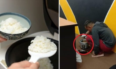 M'Sian Man Cooks Rice In Office So He Can Save Money &Amp; Send It To His Mother In Kampung - World Of Buzz 3