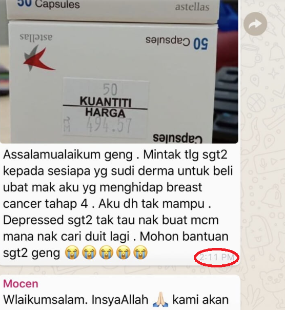 M'sian Twitter User Tries To Start A Crowdfund For Breast Cancer Mum, Netizens Suspicious That He Might Be A Scammer! - WORLD OF BUZZ 5