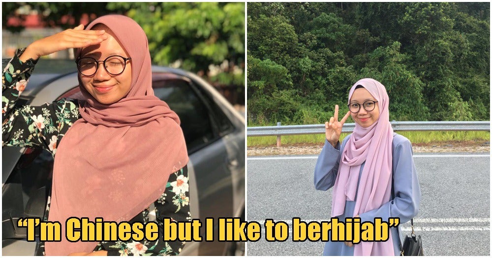 Netizens Rave Over Stunning Chinese Non-Muslim M'sian Girl Who Incorporates Hijab Into Everyday Fashion - WORLD OF BUZZ