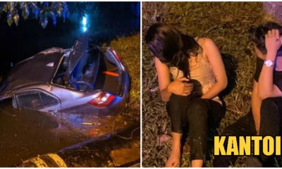 Penang Couple Caught Having Sex In Car Crashes Into Longkang Trying To Escape Police - World Of Buzz