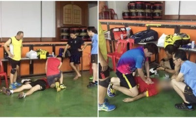 Penang Man Collapses &Amp; Loses Consciousness While Playing Badminton - World Of Buzz